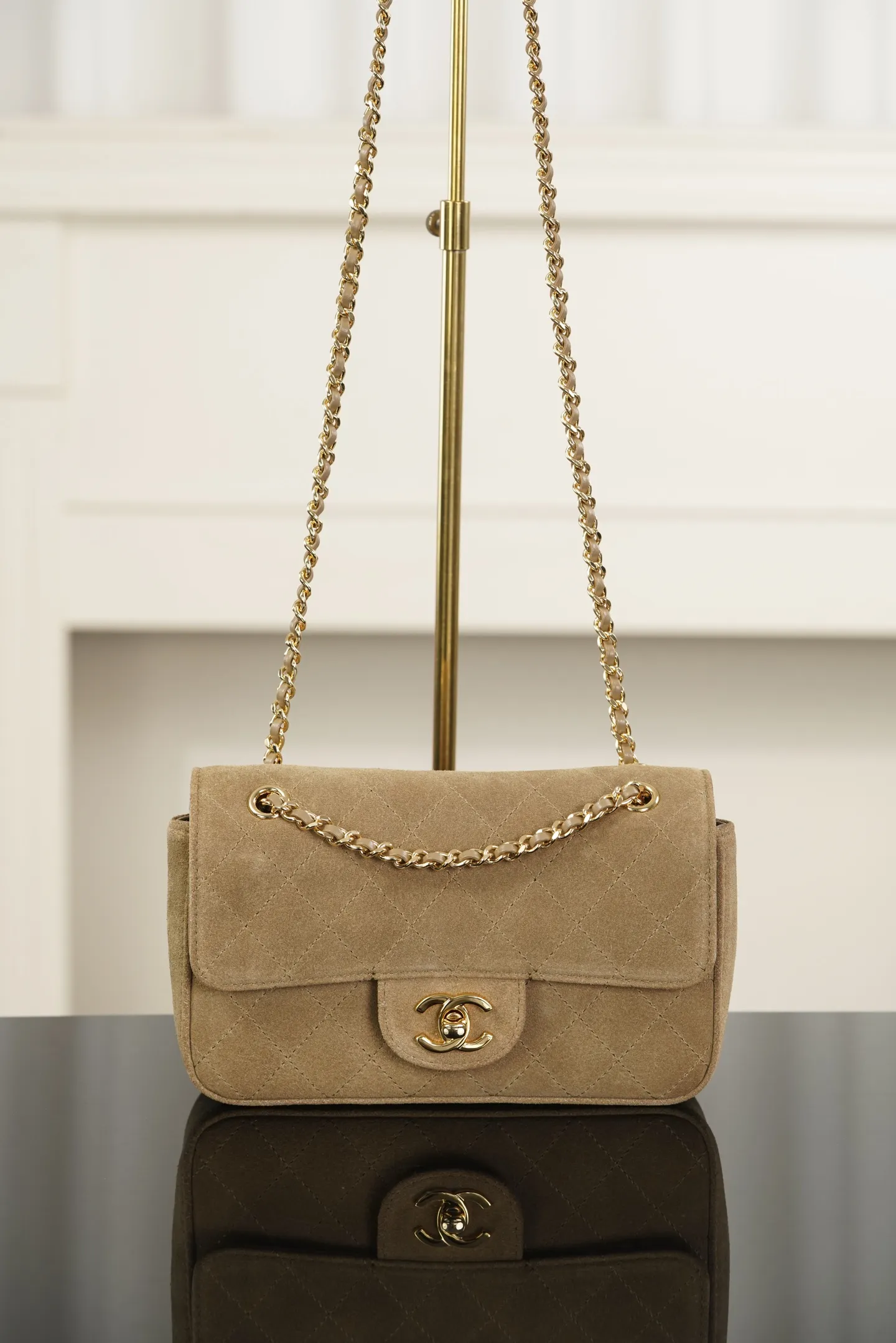 Chanel Maxi Souplissimo Flap Bag Mini Suede