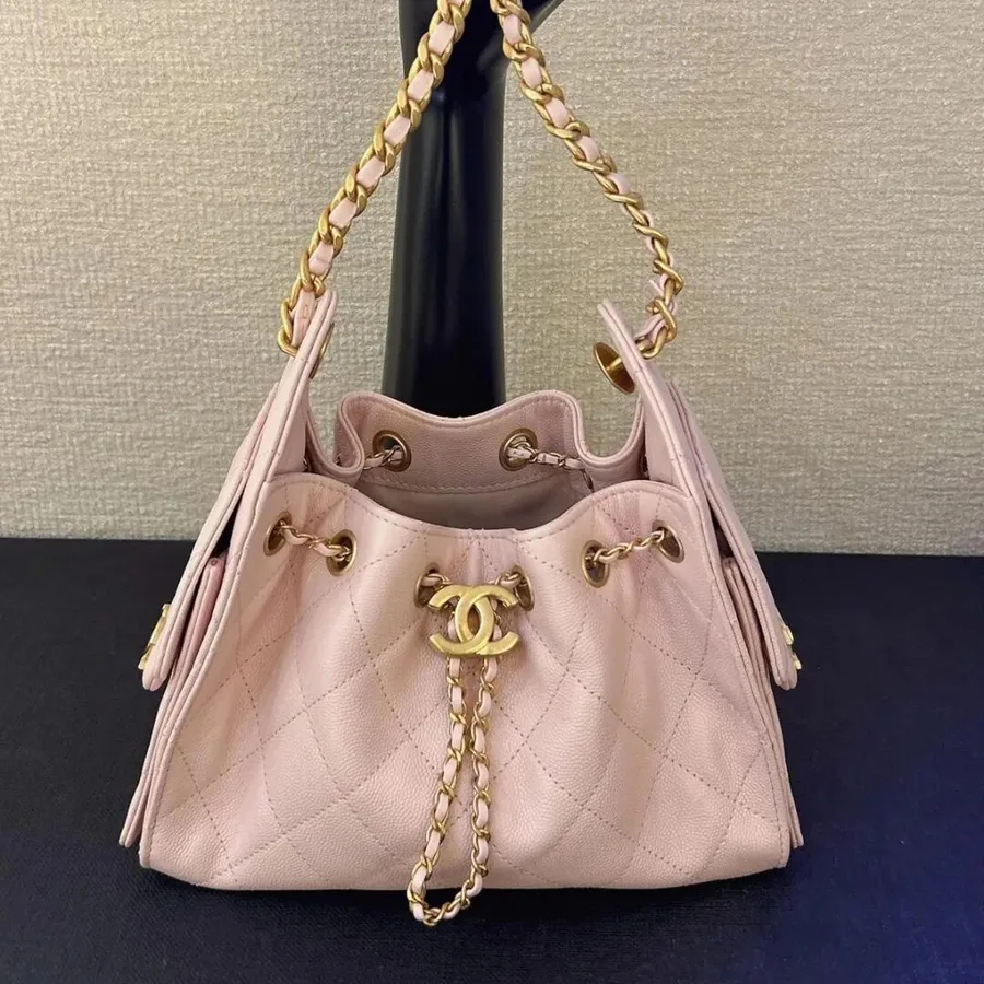Chanel 25 Pink Mini with Gold Hardware