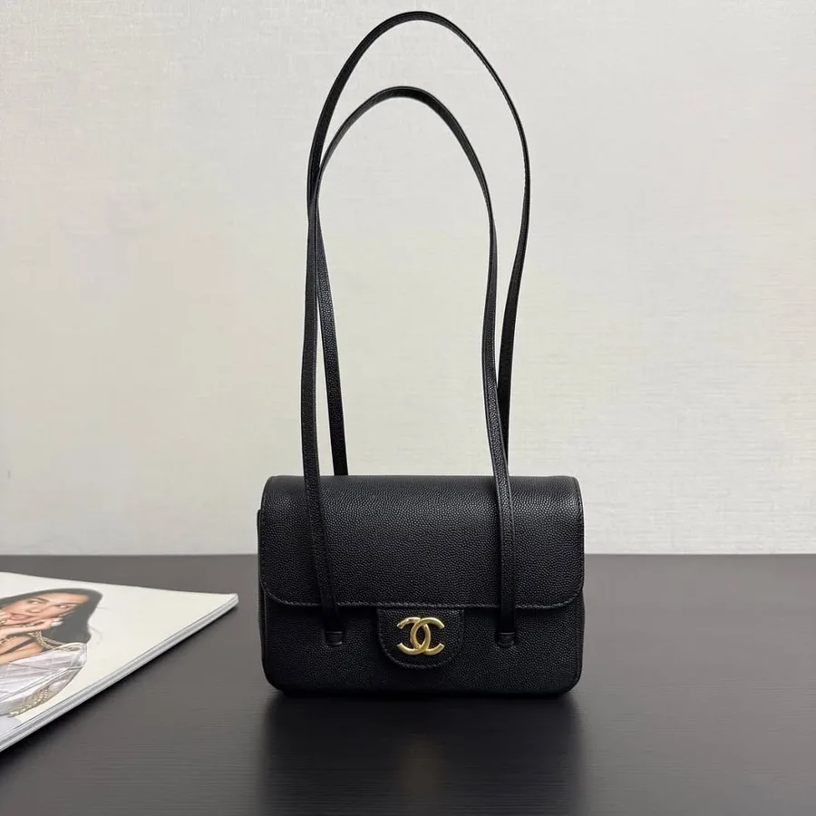 Chanel Preppy Coco Mini Flap Black