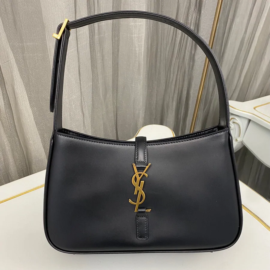 Saint Laurent le 5 a 7 mini hobo bag – Black