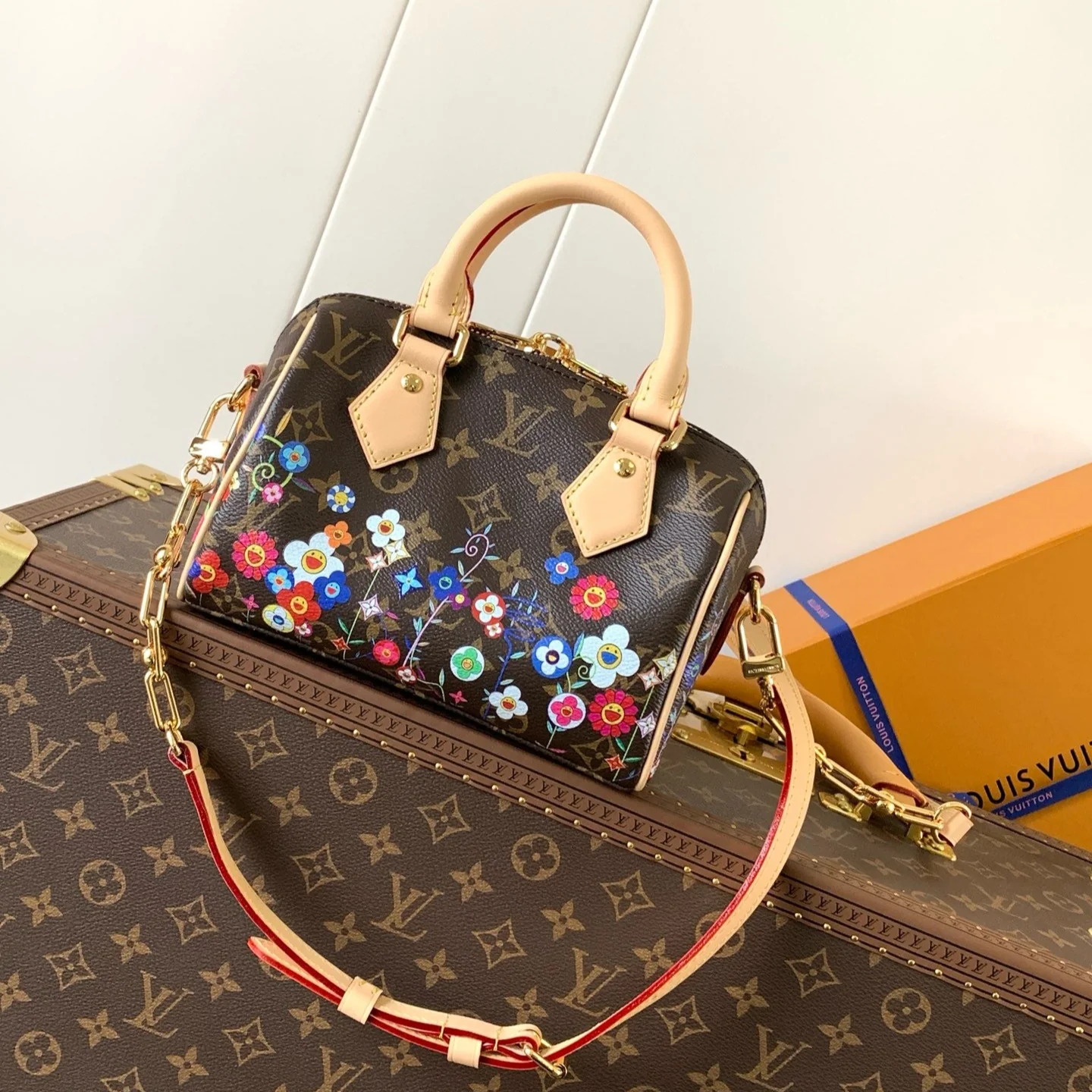Lv Murakami Speedy Bandouliere 20
