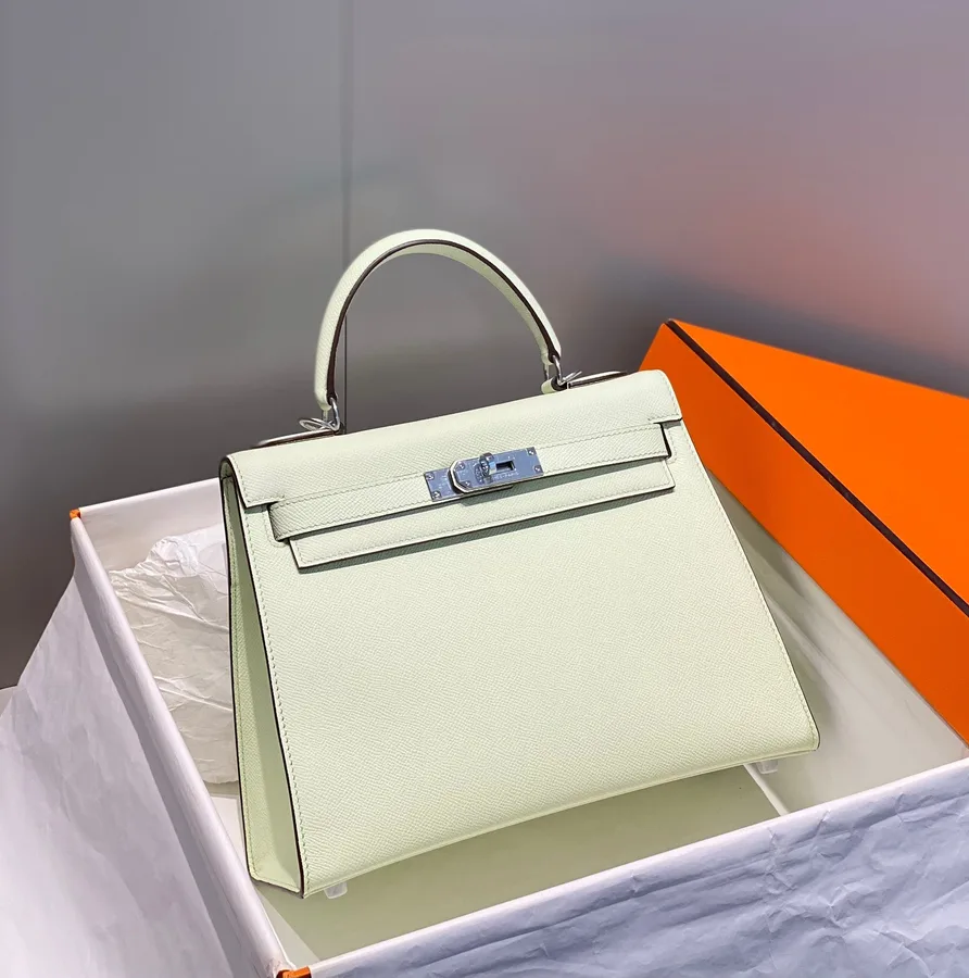 HN 28cm in Vert Fizz Swift Silver Hardware