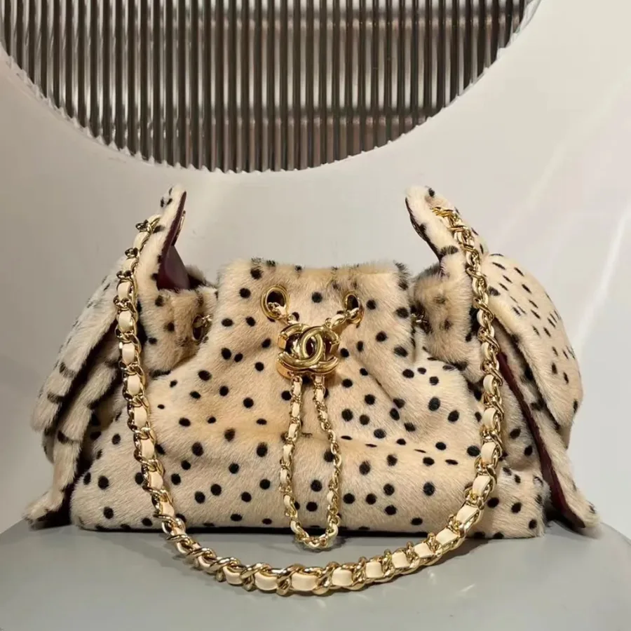 Chanel 25 Mini Cheetah Print Pony Hair Métiers d’art Collection