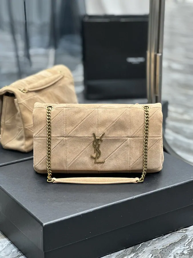 YSL Jamie Medium Shoulder Bag in Beige