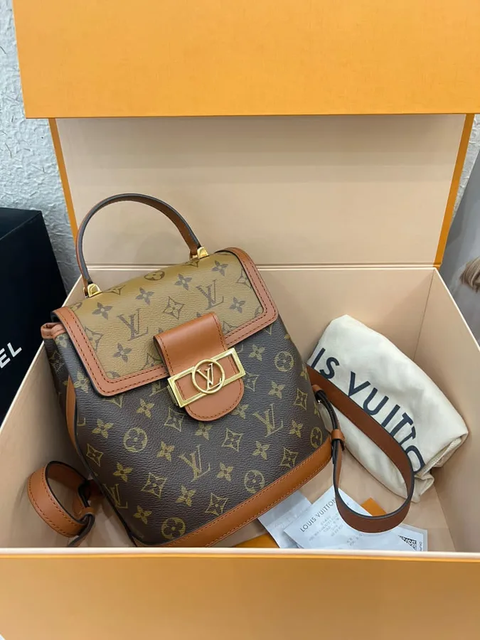 Louis Vuitton Dauphine Monogram Reverse PM backpack