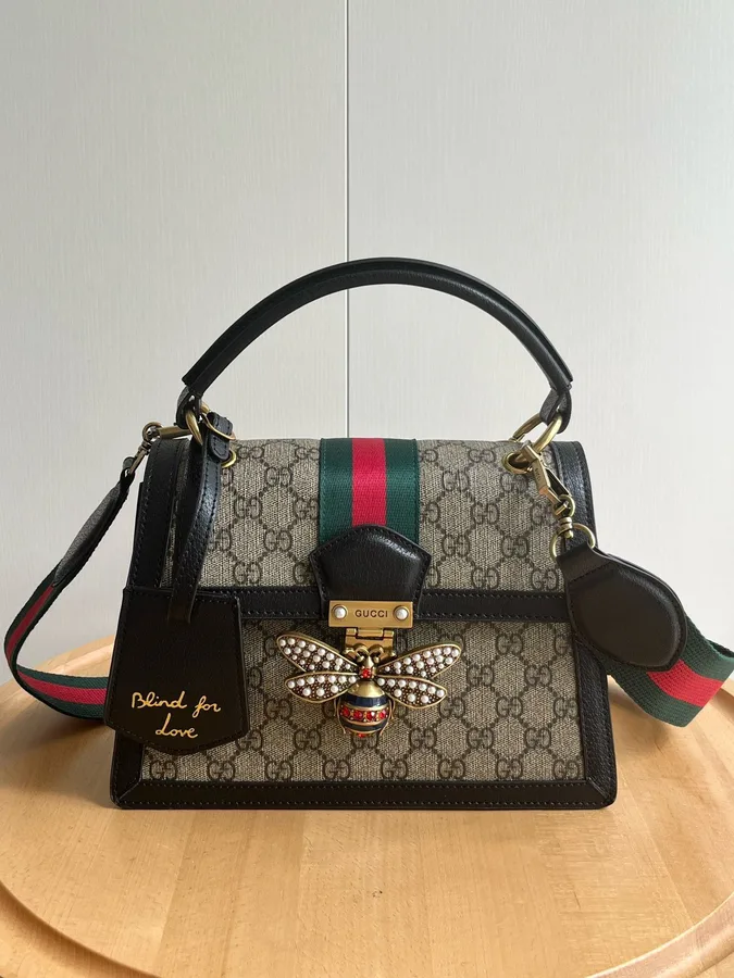 Gucci Queen Margarnet Bag in Black