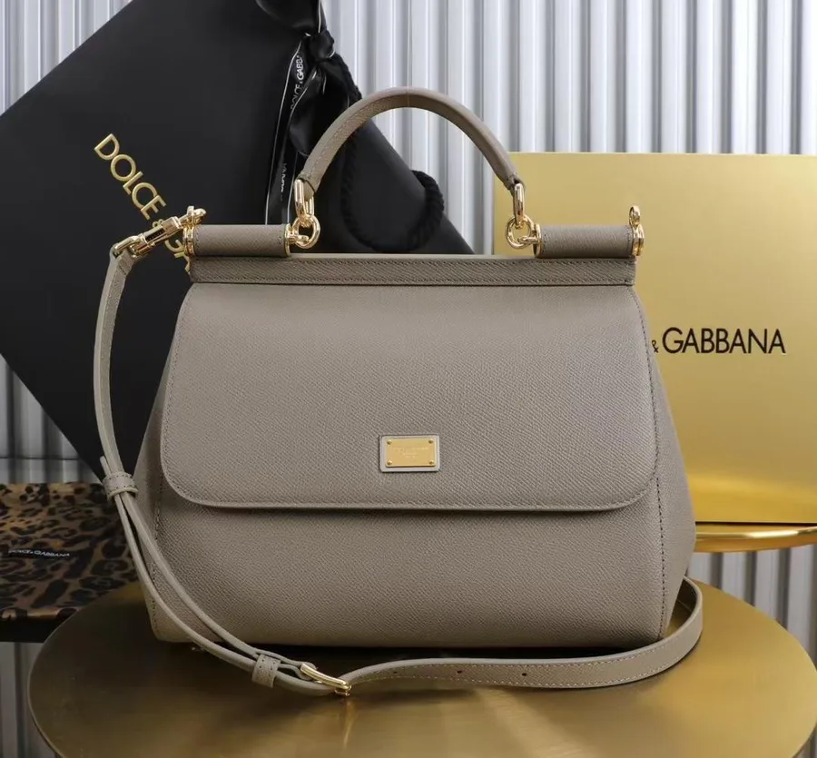 Dolce & Gabbana Small Sicily handbag in dauphine calfskin