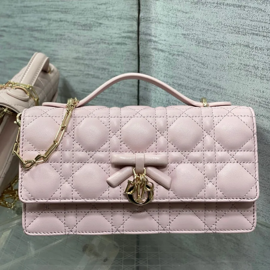 Dior My Dior Bag in Pink Cannage lambskin