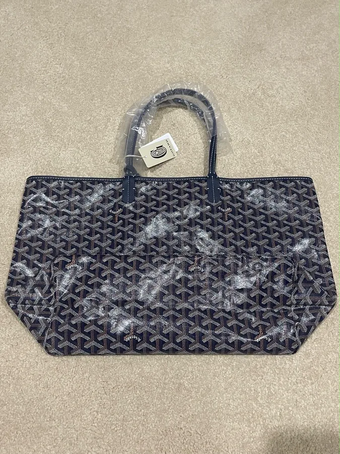 Goyard St Louis PM Navy Blue