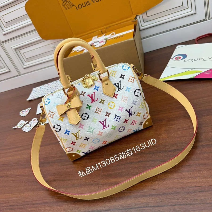 Louis Vuitton x Takashi Murakami Monogram Multicolor Speedy Bandoulière 25