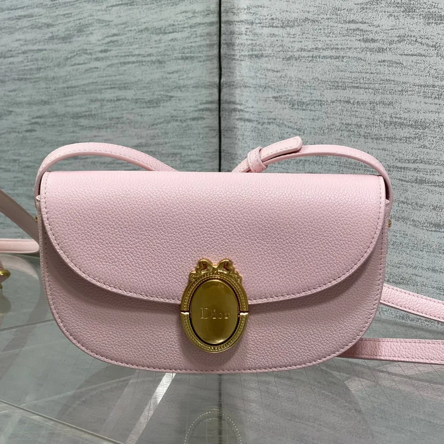 Dior Small Dior Médaillon Flap Bag in Pink