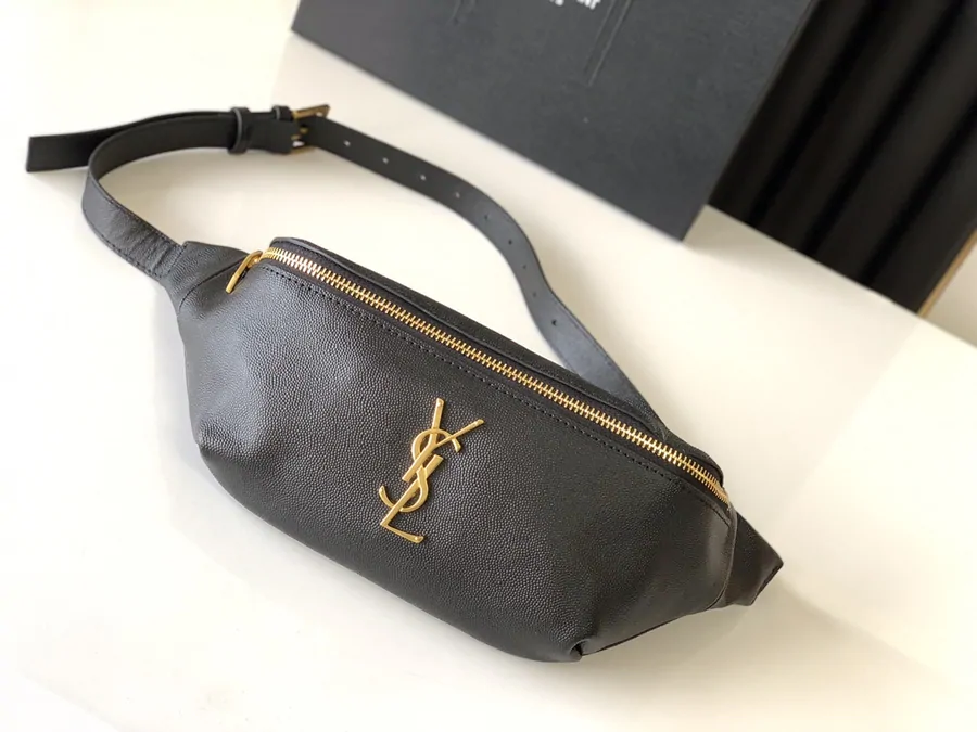 Saint Laurent Monogram Logo Fanny Pack/Belt Bag
