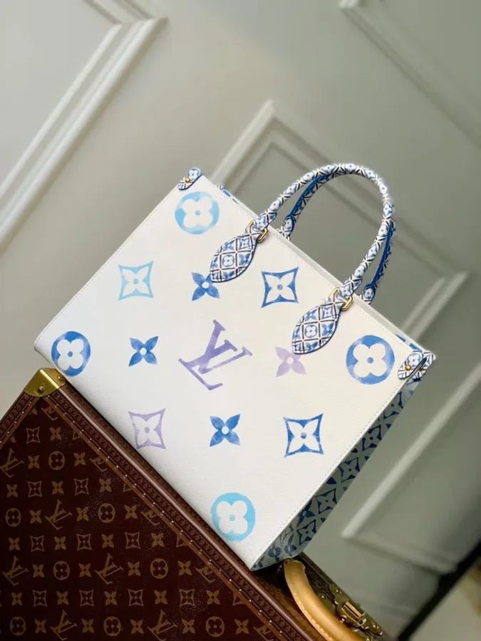 Louis Vuitton OnTheGo Limited Edition Cities Colored Monogram Giant GM tote bag