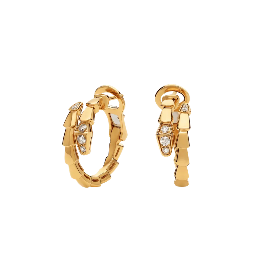 Bulgari Inspired Serpenti Viper Earrings