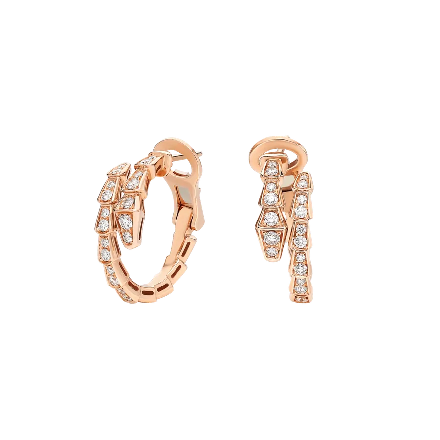 Bulgari Inspired Serpenti Viper Earrings