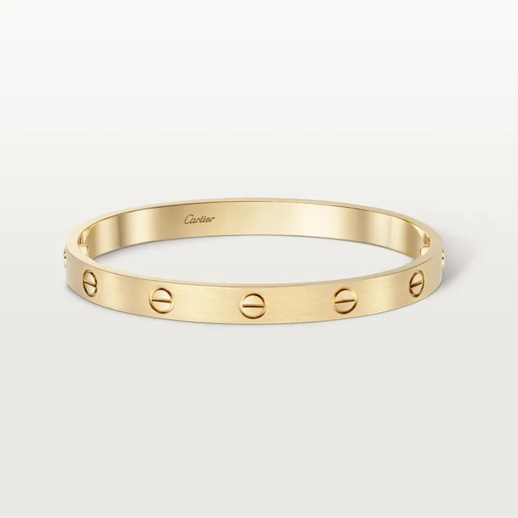 Cartier Inspired LOVE bracelet, classic model, brushed