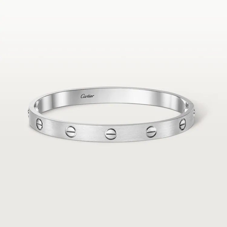 Cartier Inspired LOVE bracelet, classic model, brushed