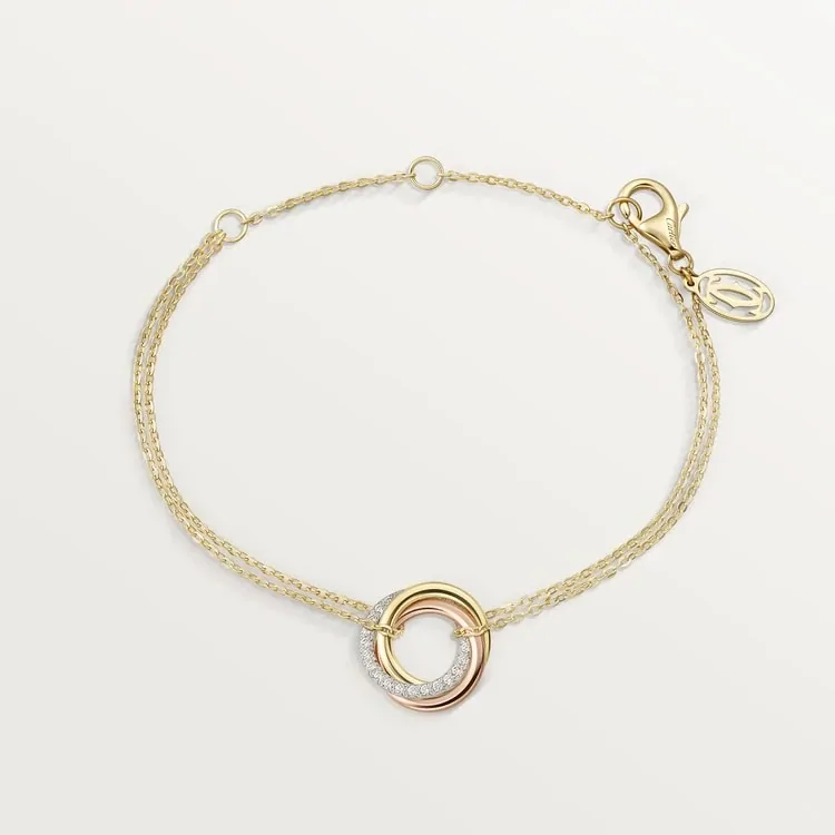 Cartier Inspired Trinity bracelet