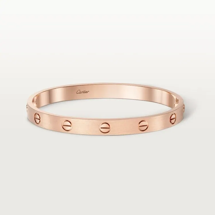 Cartier Inspired LOVE bracelet, classic model, brushed