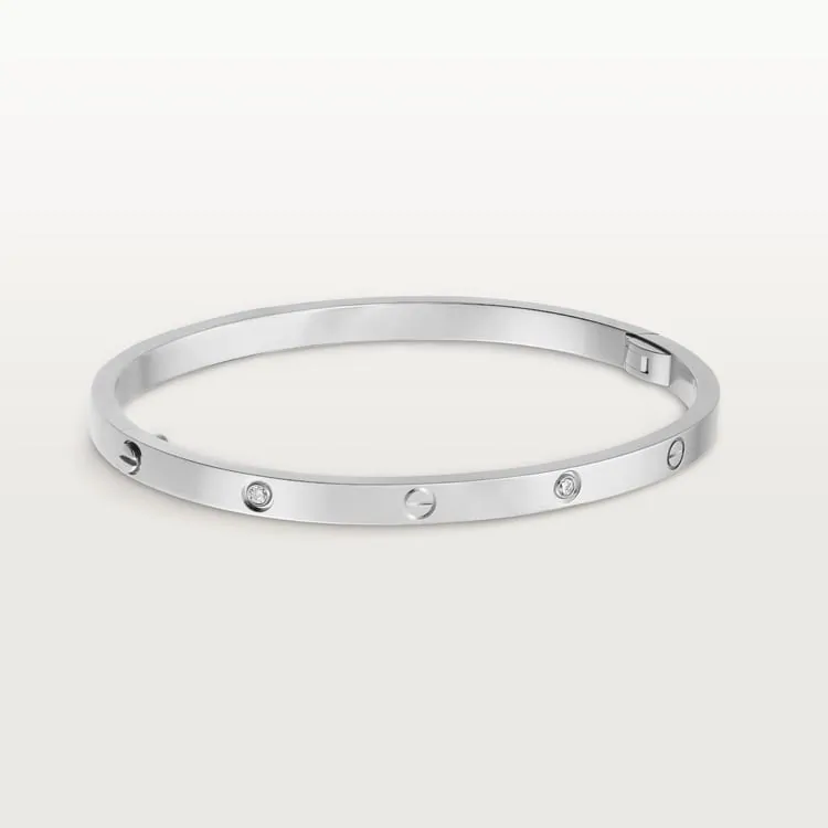 Cartier Inspired LOVE bracelet, small model, 6 diamonds