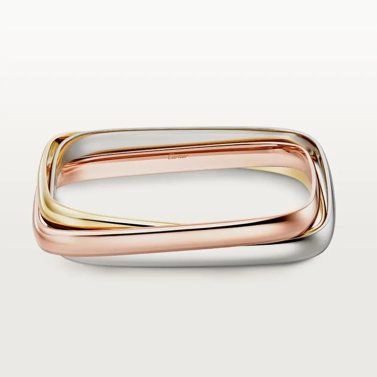 Cartier Inspired Trinity cushion bracelet