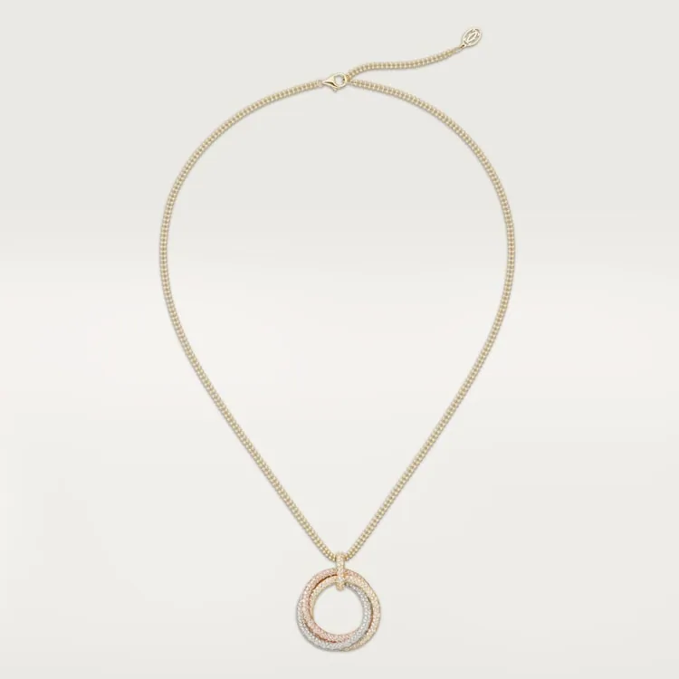 Cartier Inspired Trinity necklace