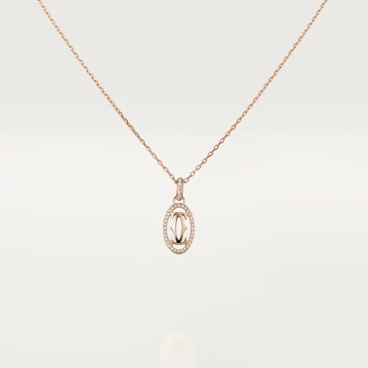 Cartier Inspired Logo necklace