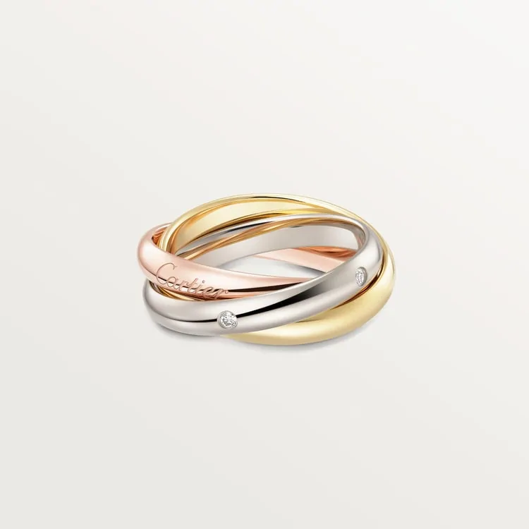 Cartier Inspired Trinity ring, medium model