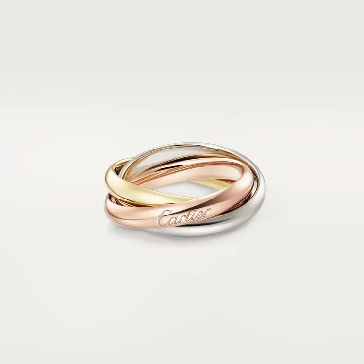 Cartier Inspired Classic Trinity ring