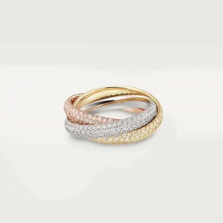 Cartier Inspired Classic Trinity ring