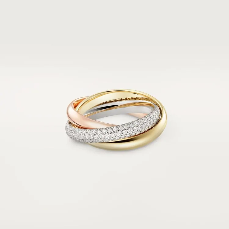 Cartier Inspired Classic Trinity ring