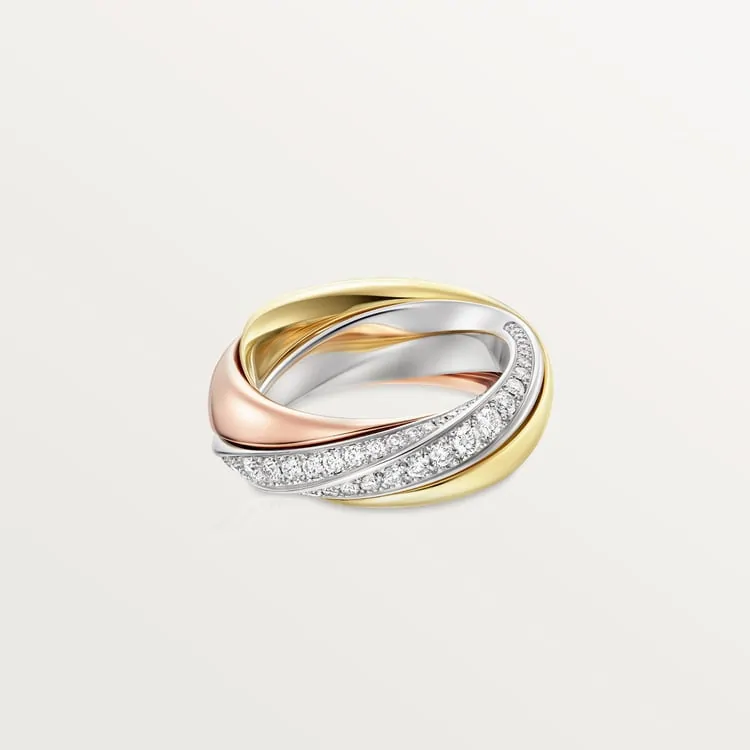 Cartier Inspired Trinity Ring