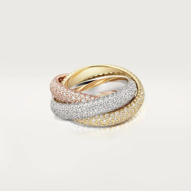 Cartier Inspired Trinity ring, large model