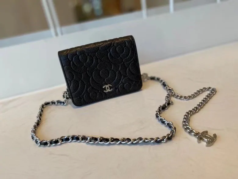 chanel classic clutch with chain Lambskin & Gold-Tone Metal AP3318 black HY106qM91