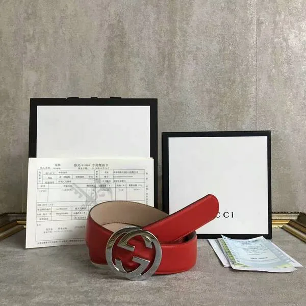 Gucci Original Calf Leather 3.5CM Belt 68884E HY17106pB23