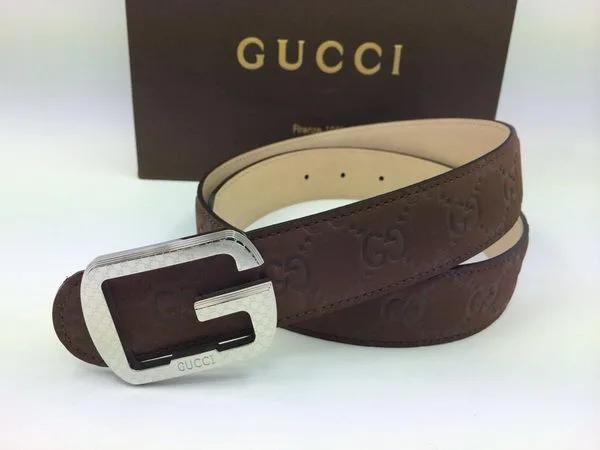 Imitation Fashion GUCCI Belt GI1380C Brown HY17094kd19