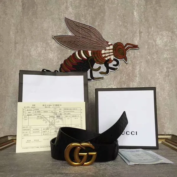 Gucci Original Calf Leather 4.0CM Belt 17419B HY17243vX95
