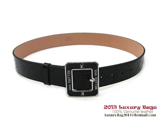 Knockoff Louis Vuitton Octogone Monogram Vernis Belt M9832U Black HY16881NL80