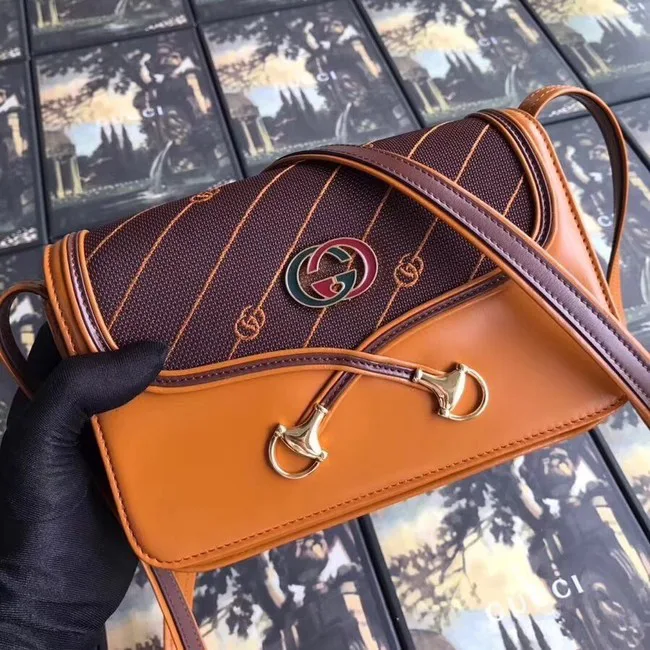 Gucci Ophidia GG messenger bag 537206 brown HY300fw56