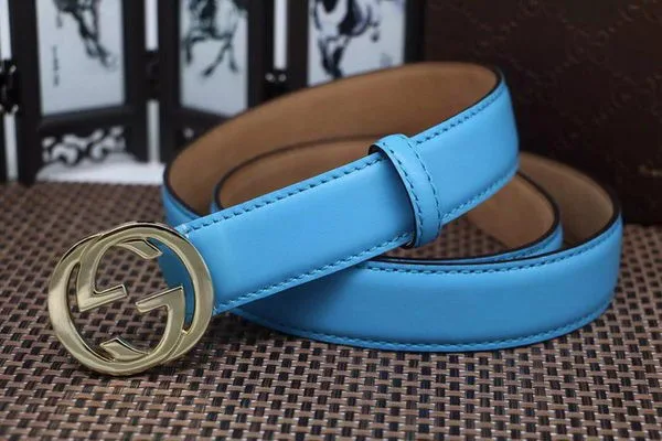 Knockoff GUCCI Belt G1897 SkyBlue HY17237fY84