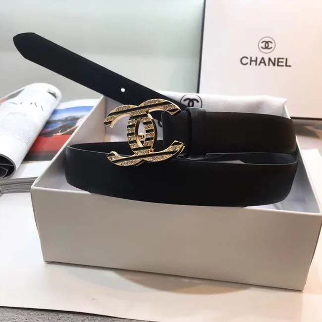 Replica Chanel Calf Leather Belt Wide with 30mm 56595 HY19275iu55