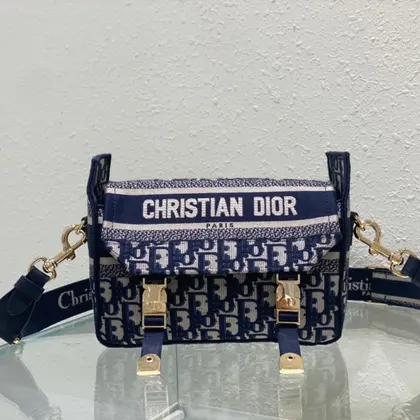 Dior Camp Women’s Canvas Patterned Handbag 25x15x8cm — Dior Handbags sample