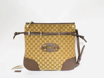 GUCCI GHW Horsebit 1955 Shoulder Bag — Gucci Handbags sample