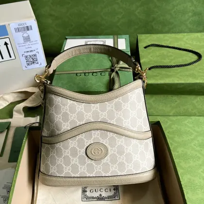 Gucci Handle Bag with Gucci Like Auth Logo Pattern 25x21cm — Gucci Handbags sample