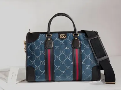 GUCCI Velvet GG Monogram Textured Calfskin — Gucci Handbags sample