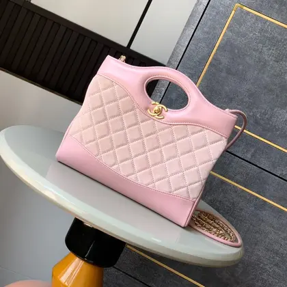 Chanel Calfskin Suede Quilted Mini 31 Shopping Bag — Chanel Handbags sample