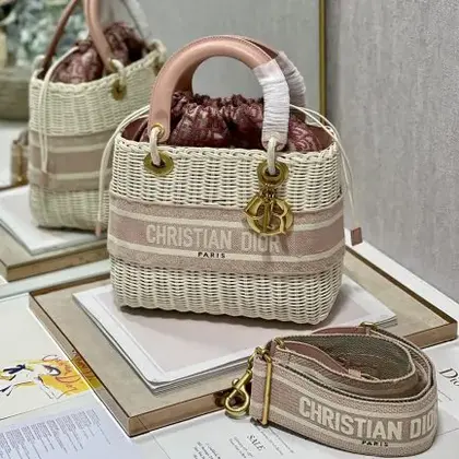 Lady DIOR Wicker Bag (high-end grade) — Dior Handbags sample