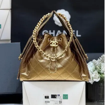 Chanel 25 Handbag 30 in Golden Brown with Gold Hardware — Chanel Handbags sample