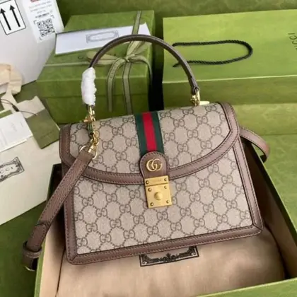 Gucci Super Premium Women’s Handbag with Pattern 25×17.5x7cm — Gucci Handbags sample