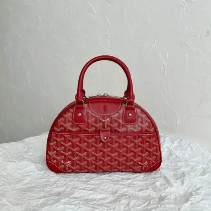 Goyard Saint Jeanne Bag Coated Canvas PM Red 9496843 — Goyard Handbags sample